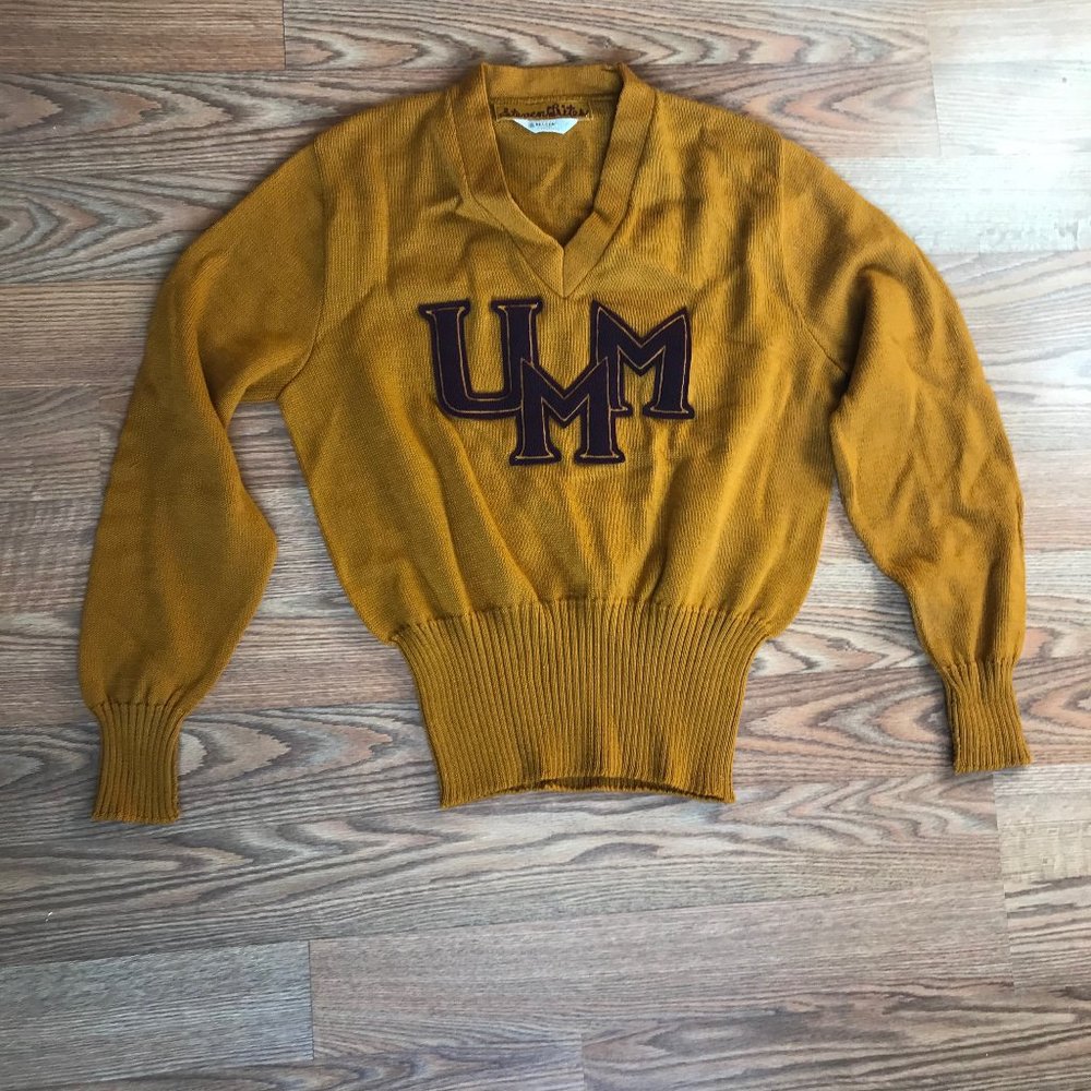 Vintage Letterman College Sweater
